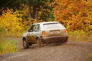 Mark Rokus / Tabitha Lohr VW GTI on SS3, Bob Lake I.