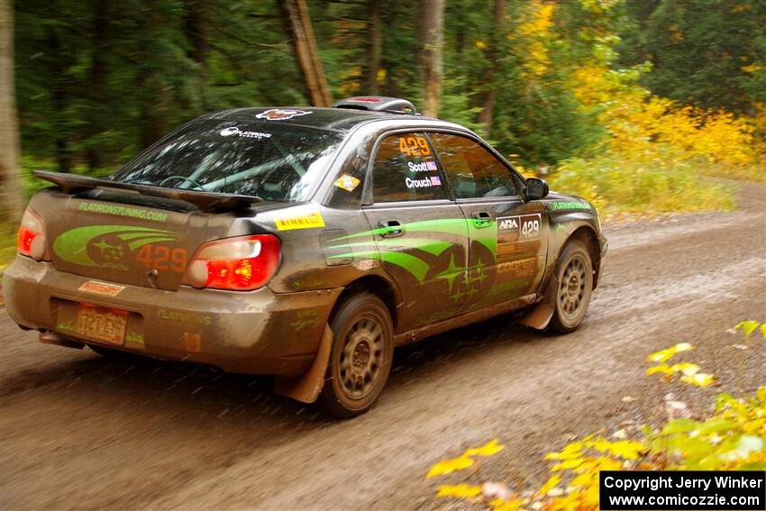 Scott Crouch / Ryan Scott Subaru WRX on SS3, Bob Lake I.