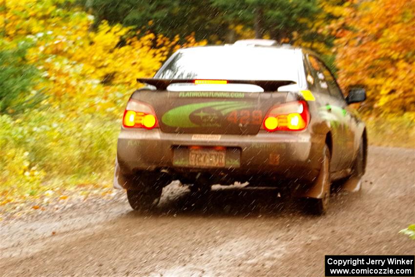 Scott Crouch / Ryan Scott Subaru WRX on SS3, Bob Lake I.