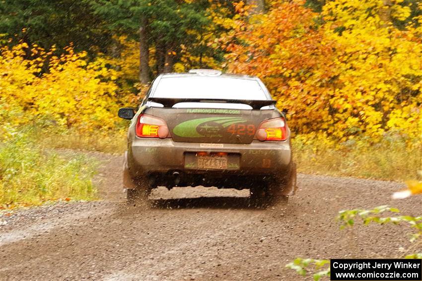 Scott Crouch / Ryan Scott Subaru WRX on SS3, Bob Lake I.