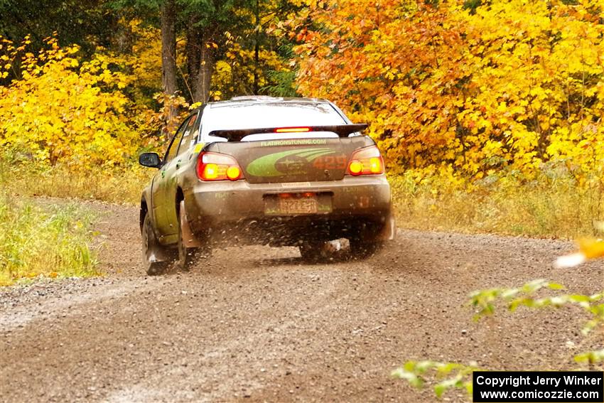 Scott Crouch / Ryan Scott Subaru WRX on SS3, Bob Lake I.