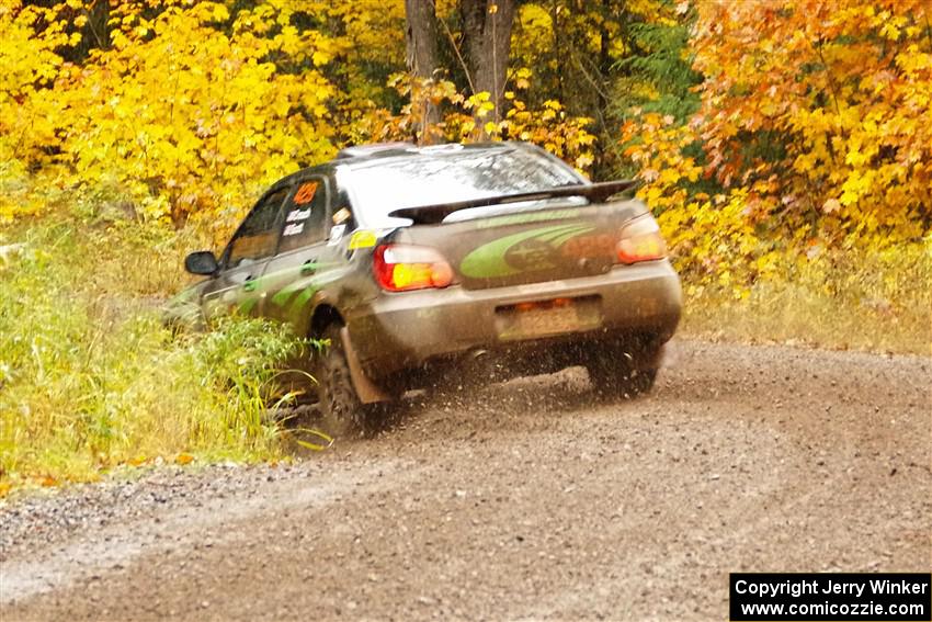 Scott Crouch / Ryan Scott Subaru WRX on SS3, Bob Lake I.