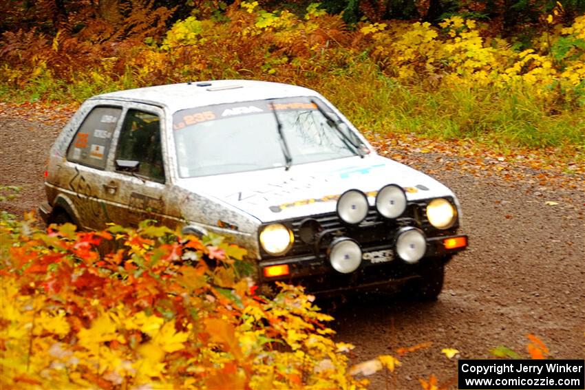 Mark Rokus / Tabitha Lohr VW GTI on SS3, Bob Lake I.