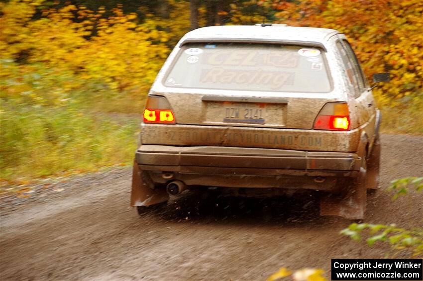 Mark Rokus / Tabitha Lohr VW GTI on SS3, Bob Lake I.