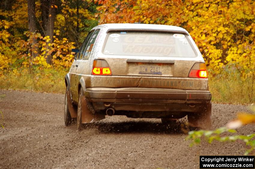 Mark Rokus / Tabitha Lohr VW GTI on SS3, Bob Lake I.