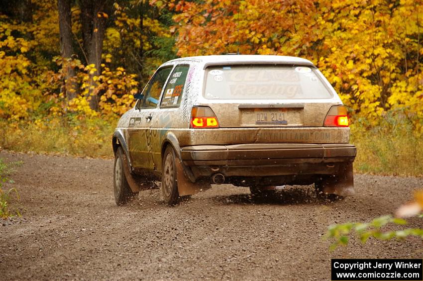 Mark Rokus / Tabitha Lohr VW GTI on SS3, Bob Lake I.