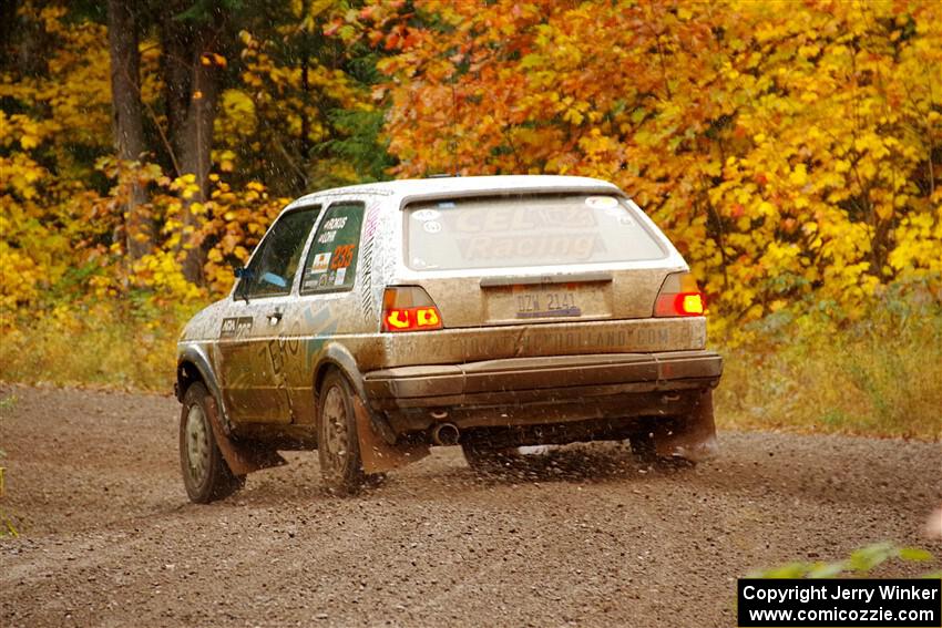 Mark Rokus / Tabitha Lohr VW GTI on SS3, Bob Lake I.