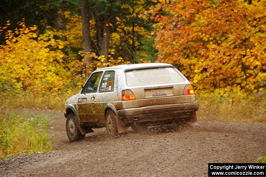 Mark Rokus / Tabitha Lohr VW GTI on SS3, Bob Lake I.