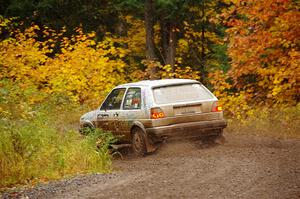 Mark Rokus / Tabitha Lohr VW GTI on SS3, Bob Lake I.