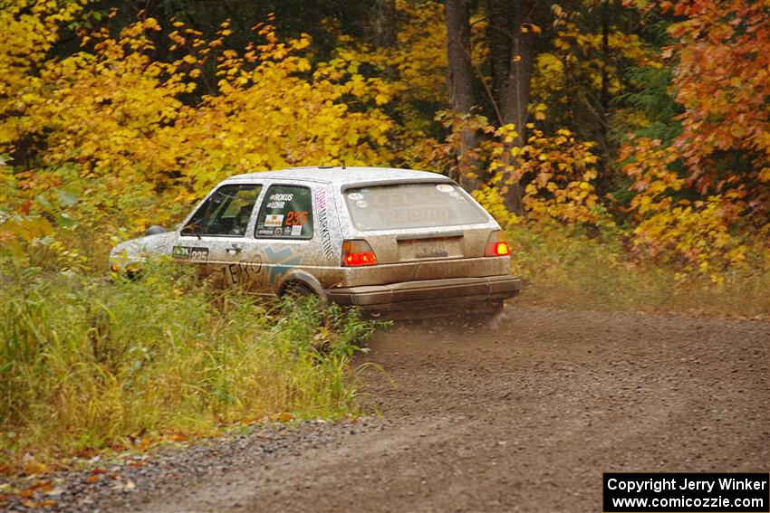 Mark Rokus / Tabitha Lohr VW GTI on SS3, Bob Lake I.