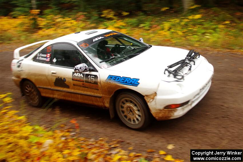 Alex Ramos / Sarah Freeze Acura Integra on SS3, Bob Lake I.