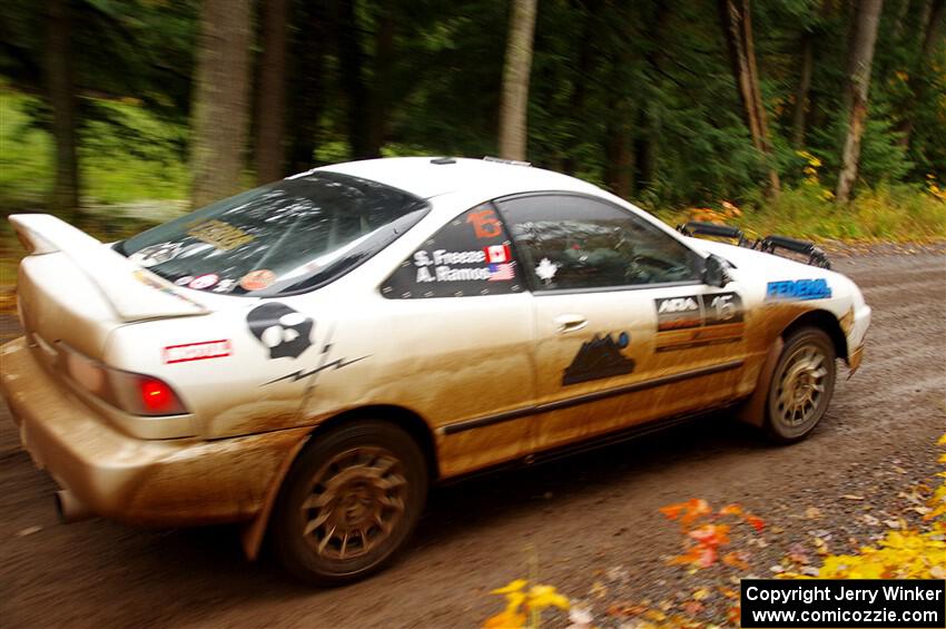 Alex Ramos / Sarah Freeze Acura Integra on SS3, Bob Lake I.