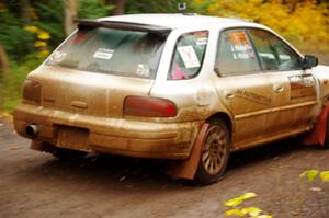 Aidan Hicks / John Hicks Subaru Impreza Wagon on SS3, Bob Lake I.