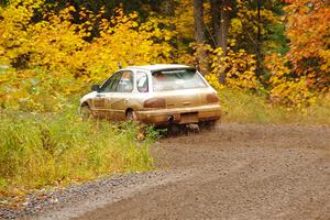 Aidan Hicks / John Hicks Subaru Impreza Wagon on SS3, Bob Lake I.