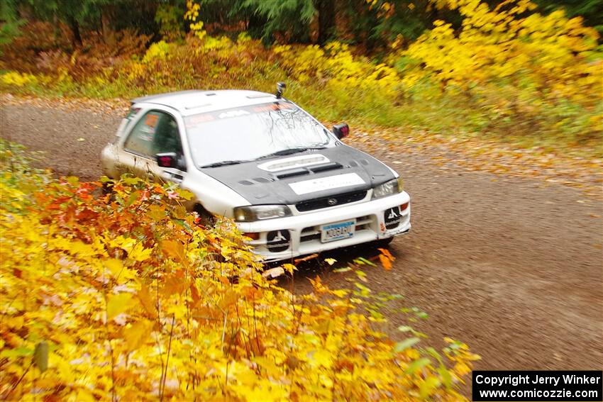 Aidan Hicks / John Hicks Subaru Impreza Wagon on SS3, Bob Lake I.