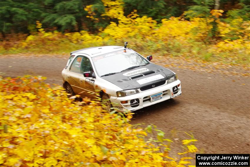 Aidan Hicks / John Hicks Subaru Impreza Wagon on SS3, Bob Lake I.