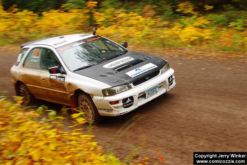 Aidan Hicks / John Hicks Subaru Impreza Wagon on SS3, Bob Lake I.