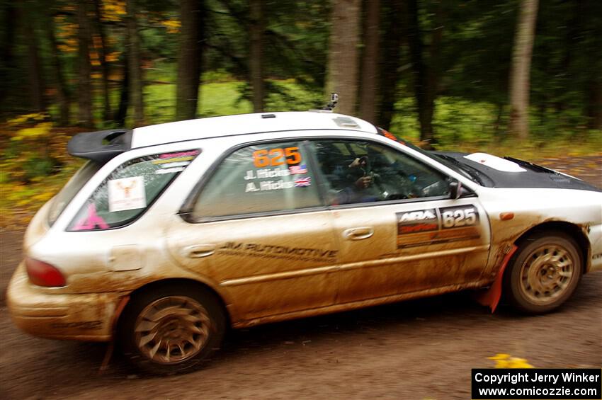 Aidan Hicks / John Hicks Subaru Impreza Wagon on SS3, Bob Lake I.