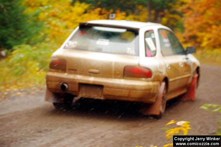 Aidan Hicks / John Hicks Subaru Impreza Wagon on SS3, Bob Lake I.