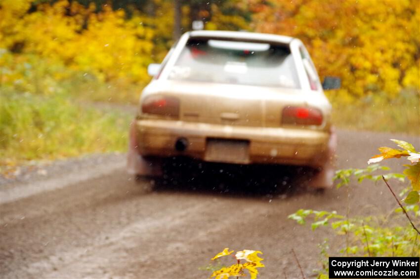 Aidan Hicks / John Hicks Subaru Impreza Wagon on SS3, Bob Lake I.