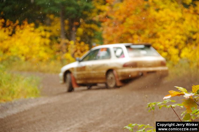 Aidan Hicks / John Hicks Subaru Impreza Wagon on SS3, Bob Lake I.