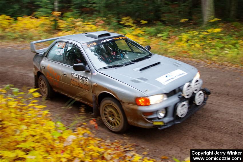 Nick Morris / Josh Kemp Subaru Impreza on SS3, Bob Lake I.