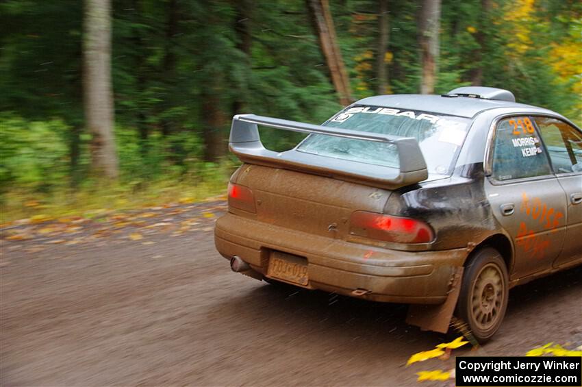 Nick Morris / Josh Kemp Subaru Impreza on SS3, Bob Lake I.