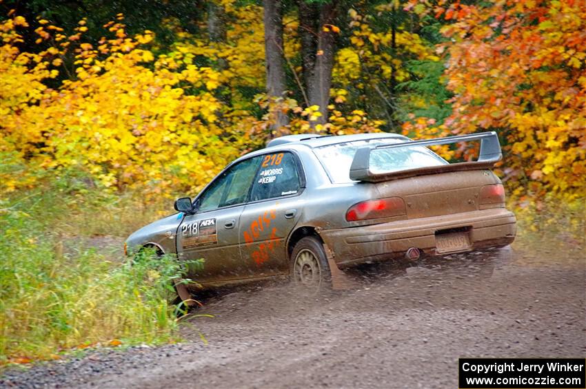 Nick Morris / Josh Kemp Subaru Impreza on SS3, Bob Lake I.