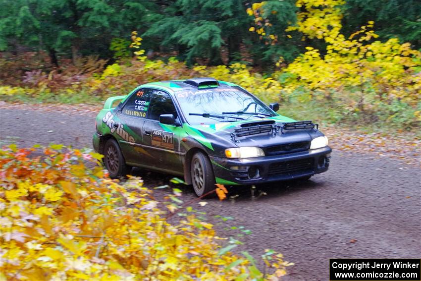 Carlos Neto / Fabio Costa Subaru 2.5RS on SS3, Bob Lake I.