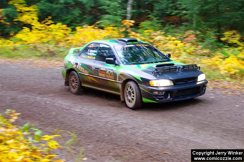 Carlos Neto / Fabio Costa Subaru 2.5RS on SS3, Bob Lake I.