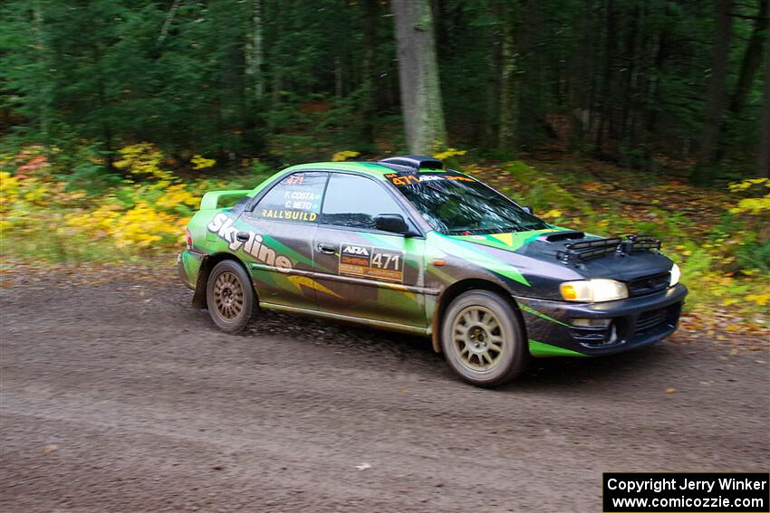 Carlos Neto / Fabio Costa Subaru 2.5RS on SS3, Bob Lake I.