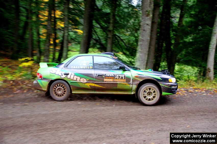 Carlos Neto / Fabio Costa Subaru 2.5RS on SS3, Bob Lake I.