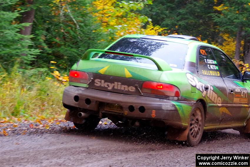 Carlos Neto / Fabio Costa Subaru 2.5RS on SS3, Bob Lake I.