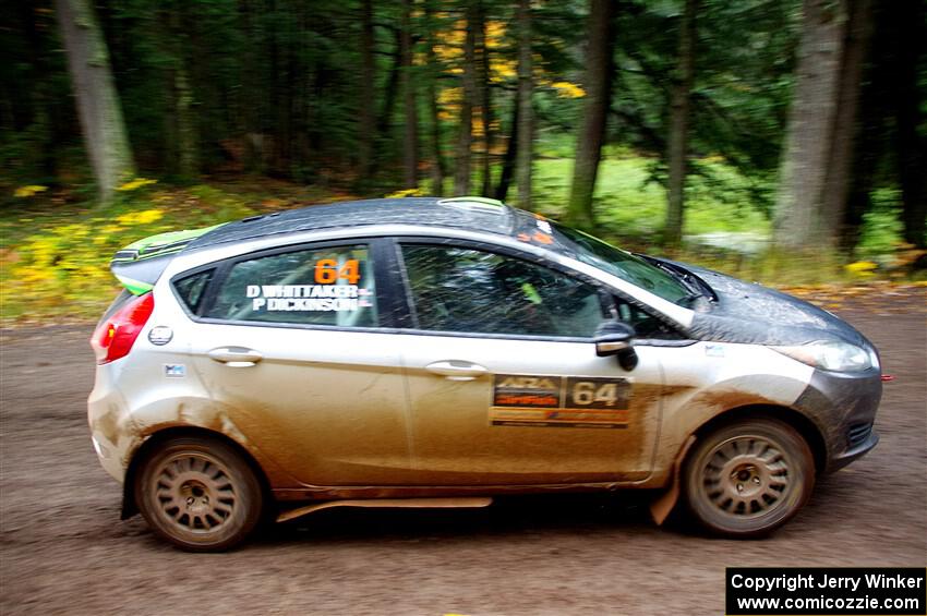 Paul Dickinson / Dylan Whittaker Ford Fiesta on SS3, Bob Lake I.