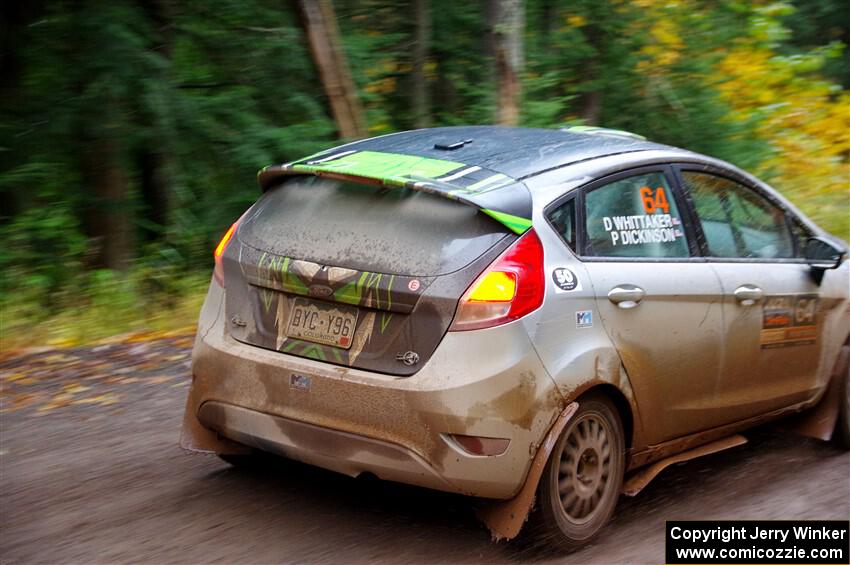 Paul Dickinson / Dylan Whittaker Ford Fiesta on SS3, Bob Lake I.