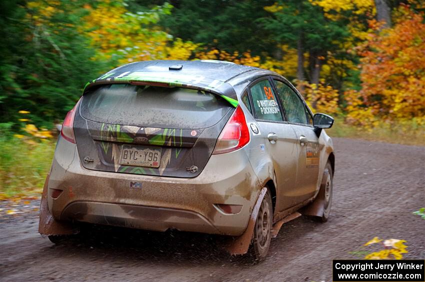 Paul Dickinson / Dylan Whittaker Ford Fiesta on SS3, Bob Lake I.