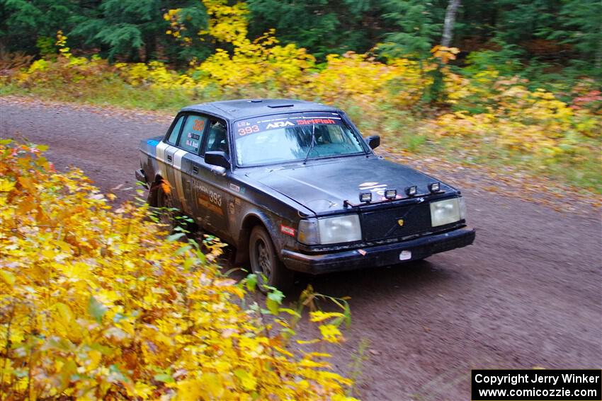 Adam Brock / Justin Brock Volvo 244 on SS3, Bob Lake I.