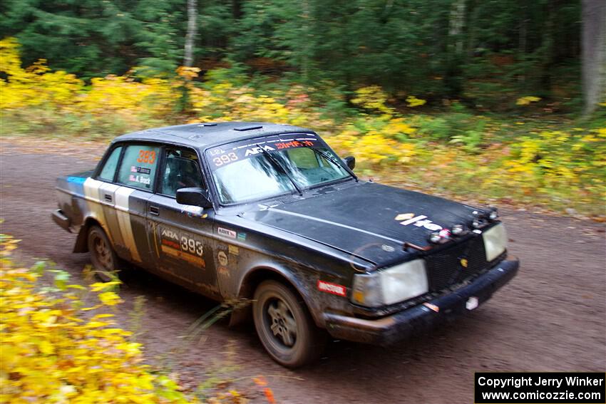 Adam Brock / Justin Brock Volvo 244 on SS3, Bob Lake I.