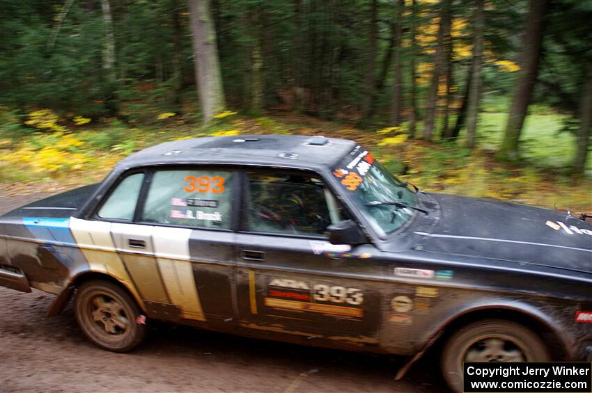 Adam Brock / Justin Brock Volvo 244 on SS3, Bob Lake I.