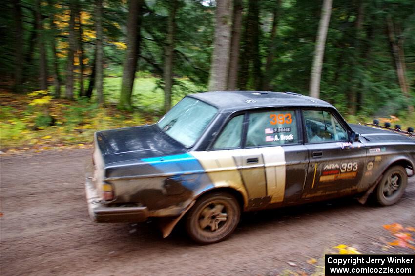 Adam Brock / Justin Brock Volvo 244 on SS3, Bob Lake I.