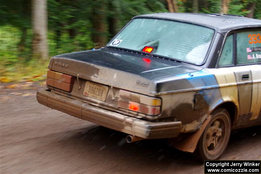 Adam Brock / Justin Brock Volvo 244 on SS3, Bob Lake I.