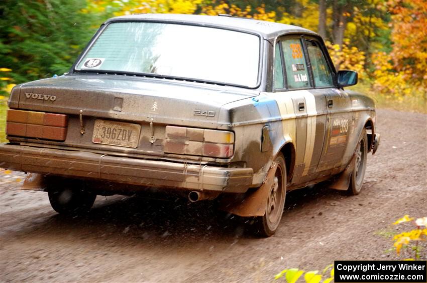 Adam Brock / Justin Brock Volvo 244 on SS3, Bob Lake I.