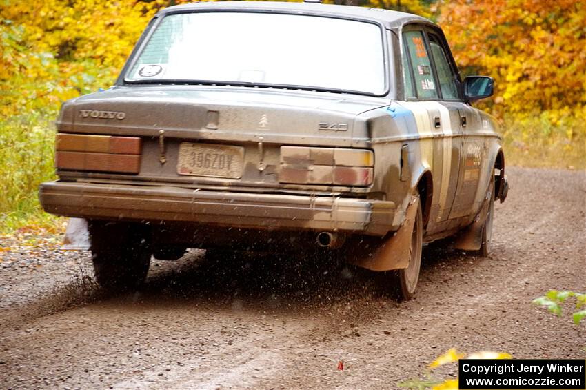 Adam Brock / Justin Brock Volvo 244 on SS3, Bob Lake I.