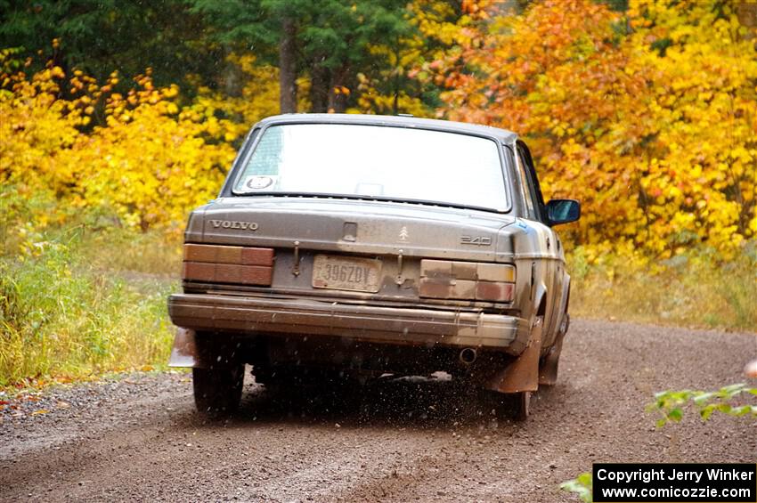 Adam Brock / Justin Brock Volvo 244 on SS3, Bob Lake I.