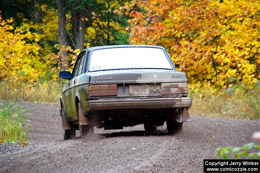 Adam Brock / Justin Brock Volvo 244 on SS3, Bob Lake I.