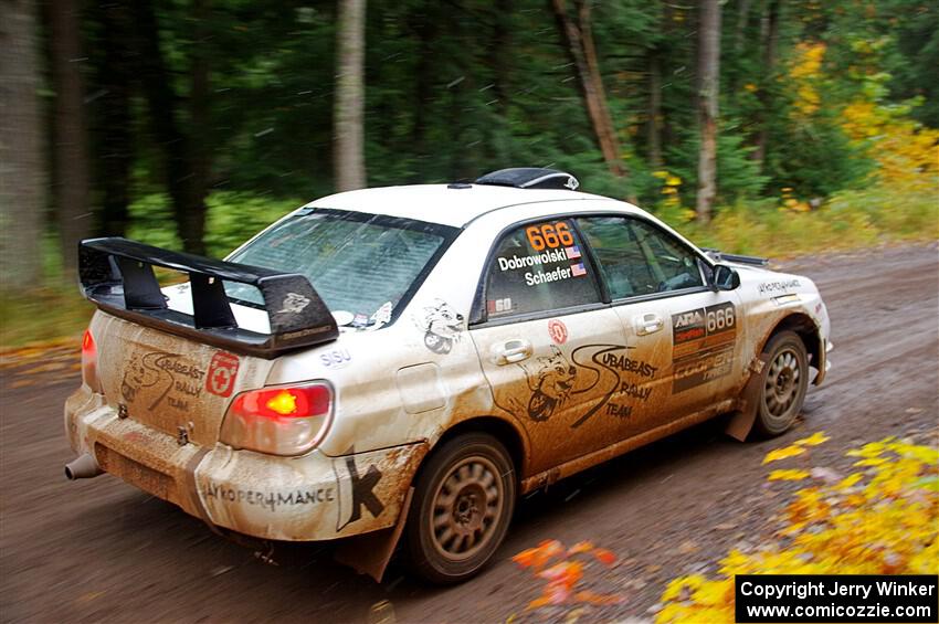 Pete Schaefer / Kevin Dobrowolski Subaru Impreza 2.5i on SS3, Bob Lake I.