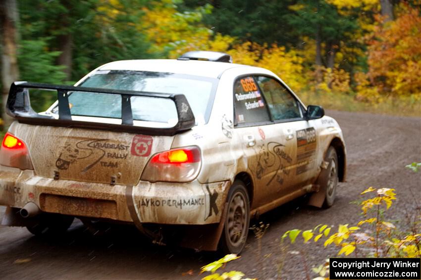 Pete Schaefer / Kevin Dobrowolski Subaru Impreza 2.5i on SS3, Bob Lake I.