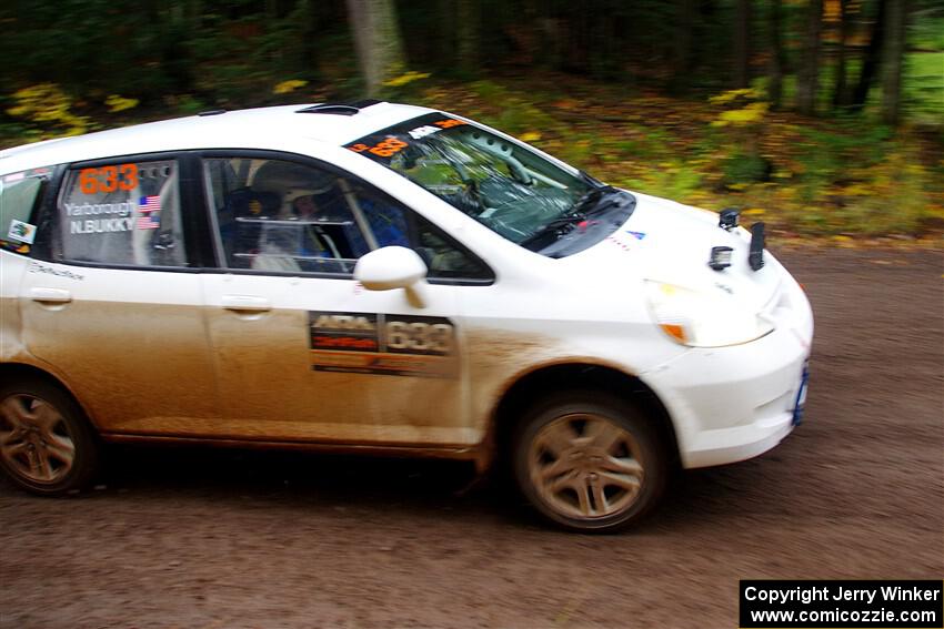 Nick Bukky / Dustin Yarborough Honda Fit on SS3, Bob Lake I.