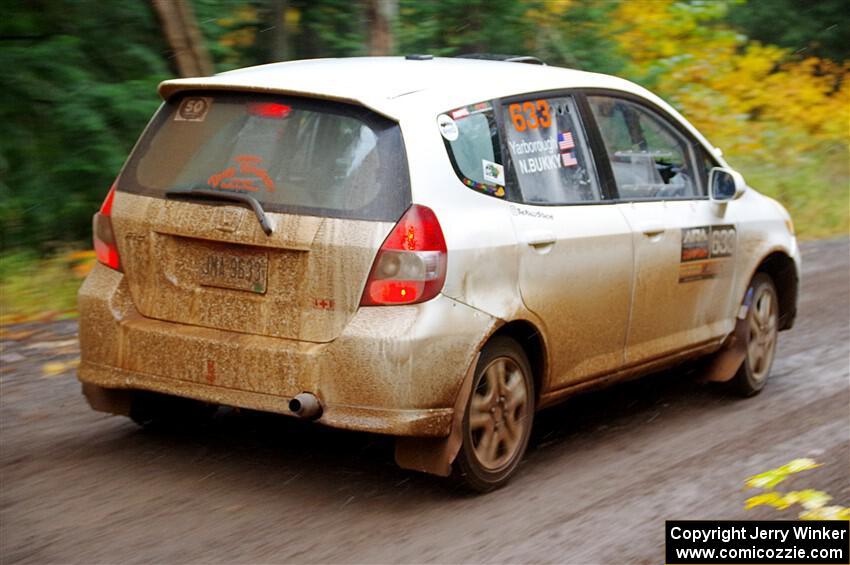 Nick Bukky / Dustin Yarborough Honda Fit on SS3, Bob Lake I.