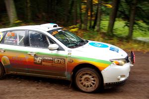 Sam Jacques / Trevor LaCombe Subaru Impreza on SS3, Bob Lake I.